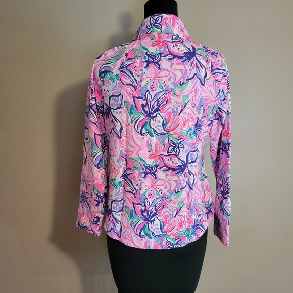 Lilly Pulitzer Half-Zip Popover - Picture 6 of 8